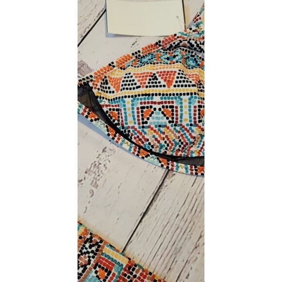 BIKINY SET 2 PIECES WOMENS MOSSIMO MULTICOLOR SIZE SMALL SWIMWEAR - Picture 2 of 7